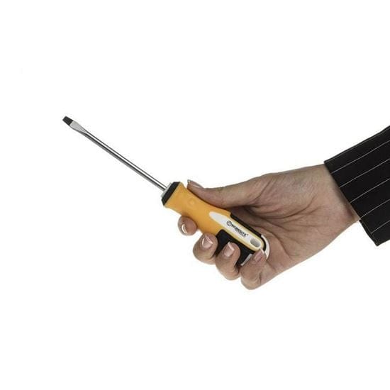 Worksite Flat Head Screwdriver 5 * 100 Made of Highly Durable CR-V Steel