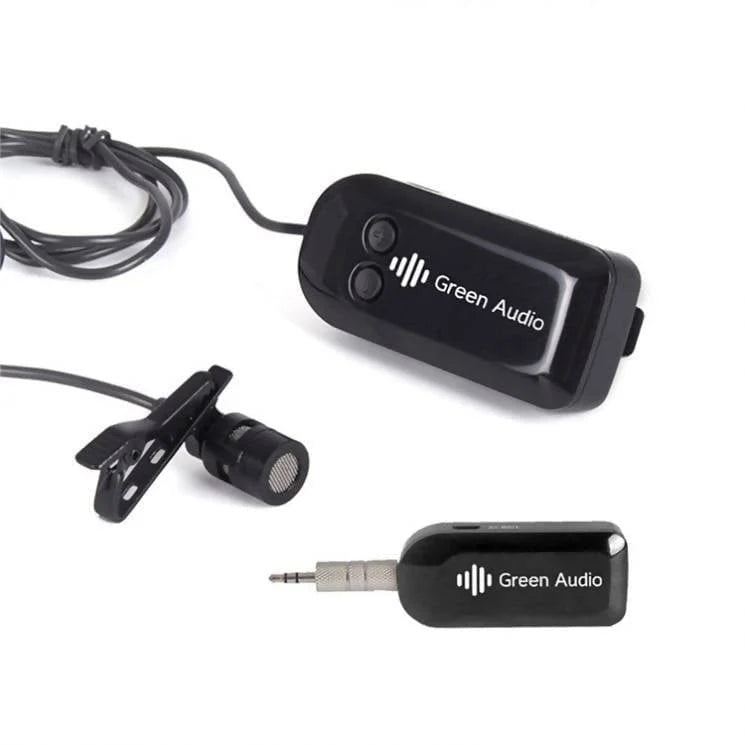 GREEN AUDIO WEARABLE WIRELESS MICROPHONE-FOR PHONE/TABLETS/COMPUTER - GAW-7515C Pie's Variety Store