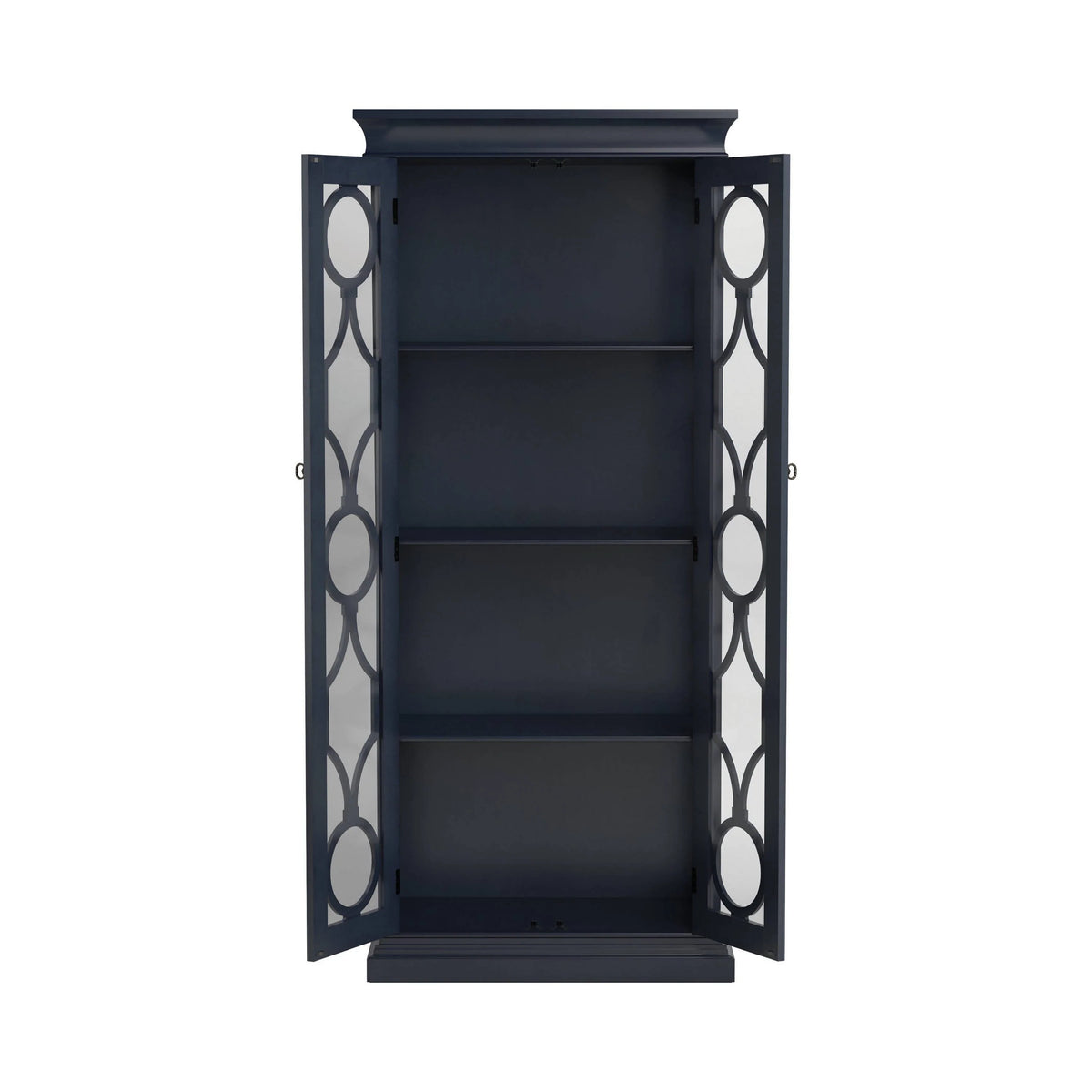 2-Door Display Tall Cabinet Antique White - 951827 Pie's Variety Store
