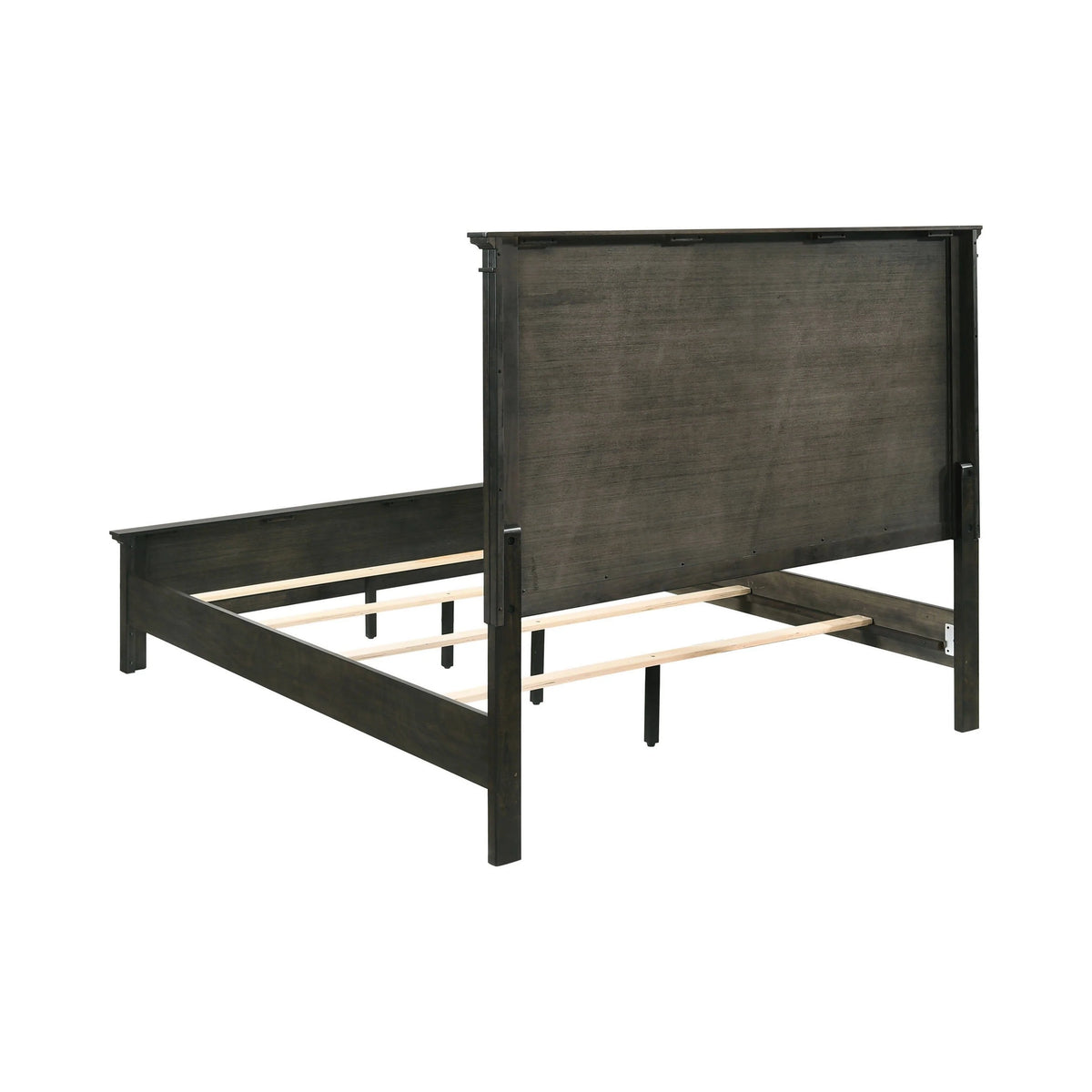 Newberry Eastern King Panel Bed Bark Wood - 205431KE Pie's Variety Store
