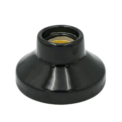 Single Black 30A Lampholder Screw In - 547BK MEGA