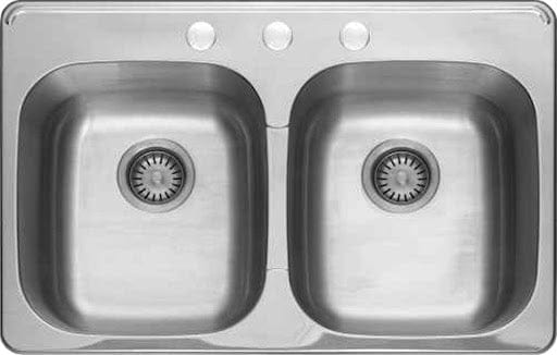 dolphin Sink with Double Basin