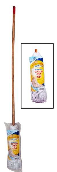 Clean House Yacht Mop with Wooden Handle (CH10020) MEGA
