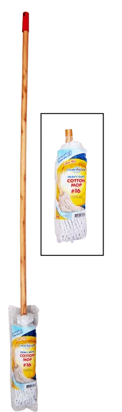 Clean House Yacht Mop with Wooden Handle (CH10020) MEGA