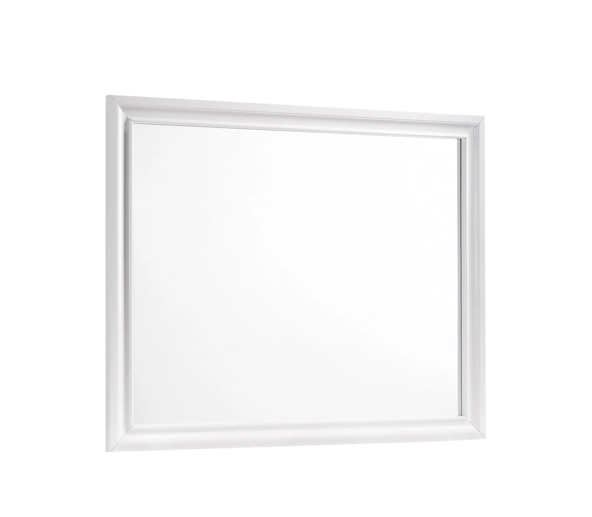 Barzini Rectangle Dresser Mirror White - 205894 A-Z Store Nadia