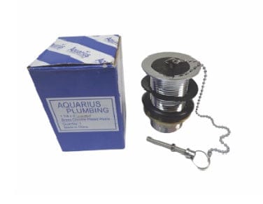 Aquarius Metal Basin Waste Un-slot 1 1/4" x 3" HT-M003 BN - AQUA32A30000 MEGA