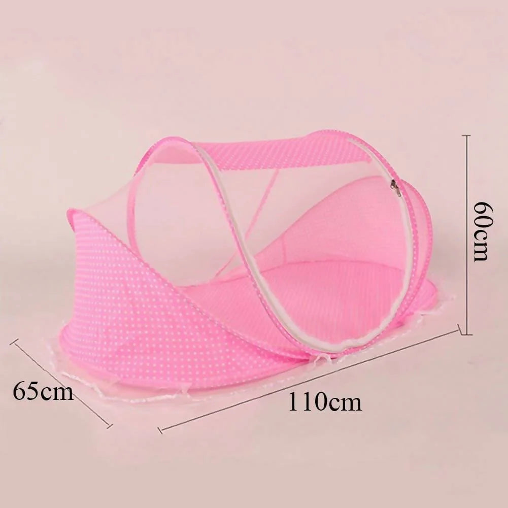 Baby Bed Mosquito Net Bed Canopy Infant Travel Tent Portable Babies Cots Newborn Foldable Crib Folding Toddler Mosquito Nets with Mattress Pillow FT27383 Elegant AccScents