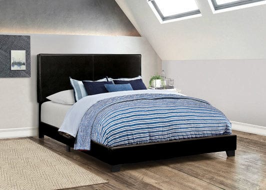 Dorian Upholstered Full Bed Black - 300761F A-Z Store Nadia