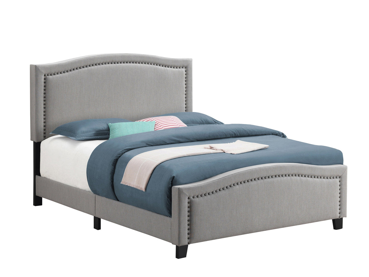 Hamden Full Upholstered Panel Bed Mineral - 306011F A-Z Store Nadia