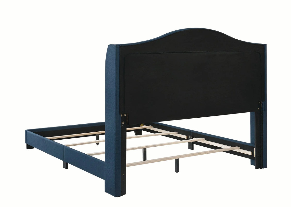 Sonoma Full Camel Headboard Bed With Nailhead Trim Blue - 310071F A-Z Store Nadia