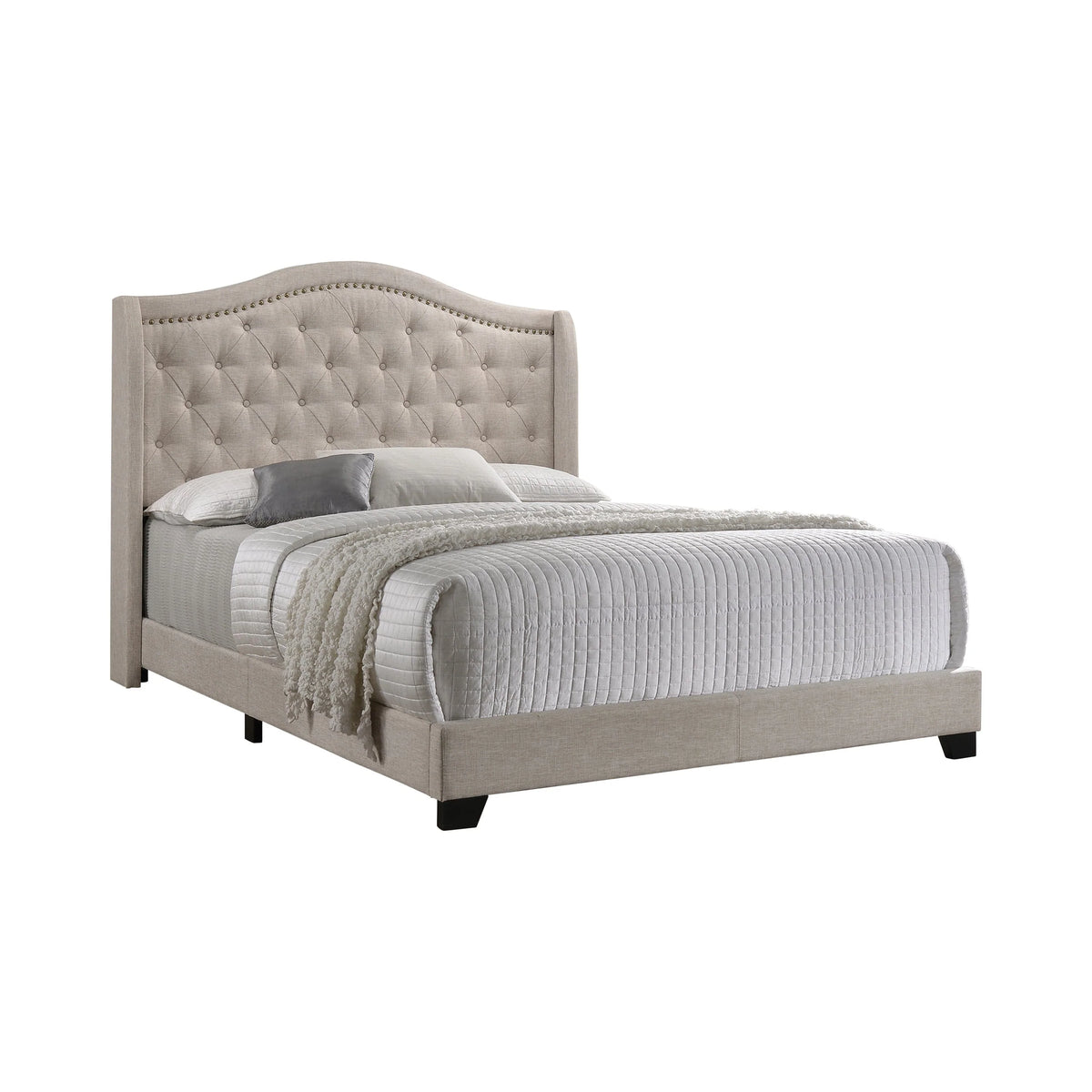 Sonoma Camel Back Full Bed Beige - 310073F A-Z Store Nadia