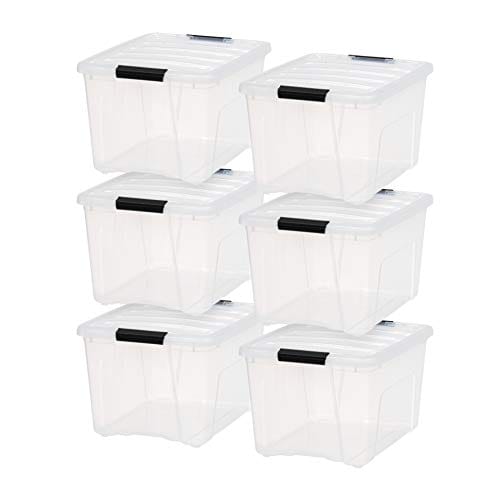 IRIS USA TB Clear Stack & Pull Storage Box