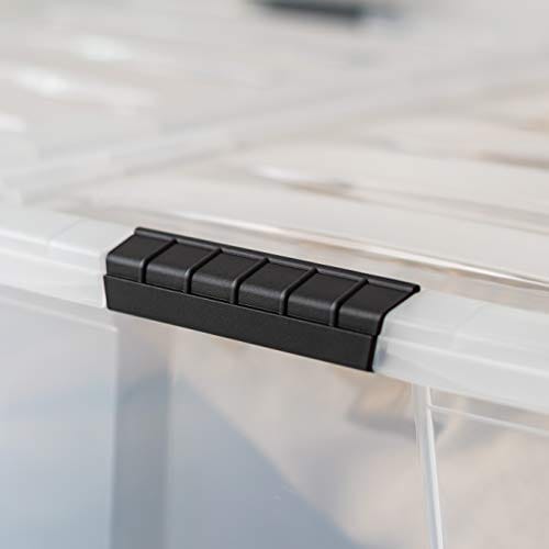 IRIS USA TB Clear Stack & Pull Storage Box