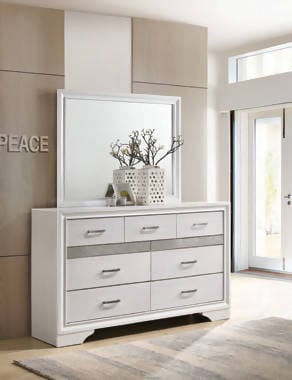 Miranda 4-Piece Twin Storage Bedroom Set White - SET4PC205111T Pie's Variety Store