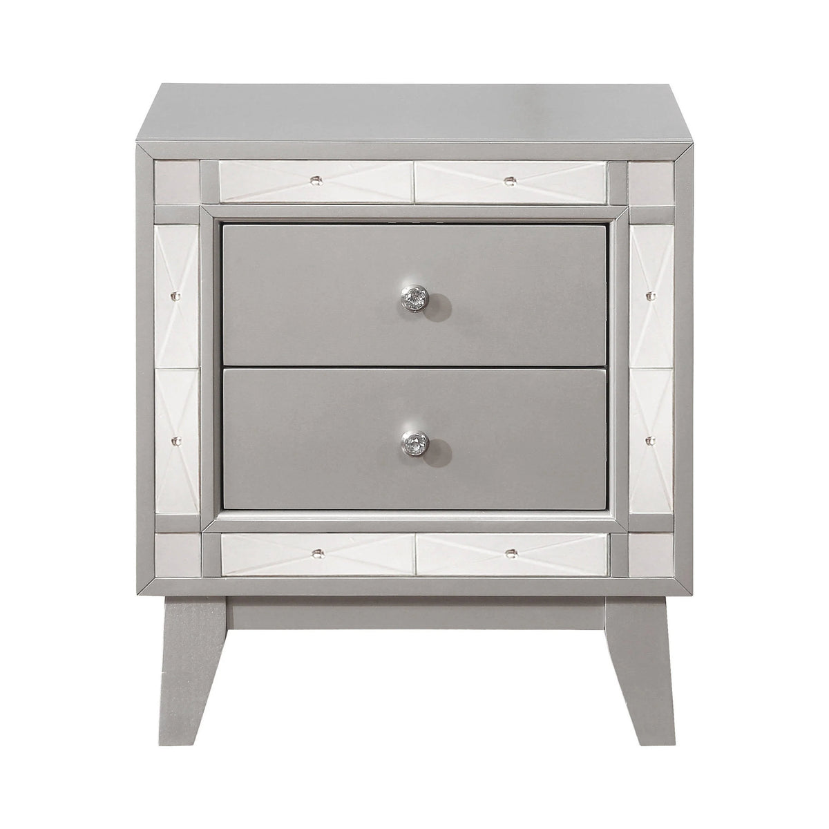 This Transitional Two-Drawer Night Stand Is Full Of Chic Details. Leighton SKU: 204922 coastmega