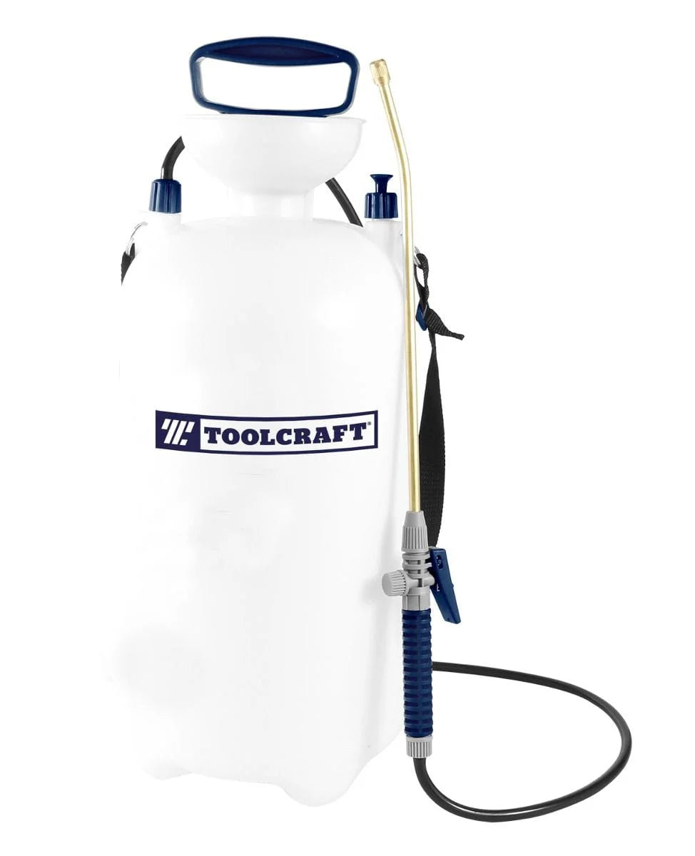 Toolcraft 1 & 2 Gallon Pump Pressure Garden Sprayer With Shoulder Strap - Lawn and Garden Pump Pressure Sprayer for Herbicides