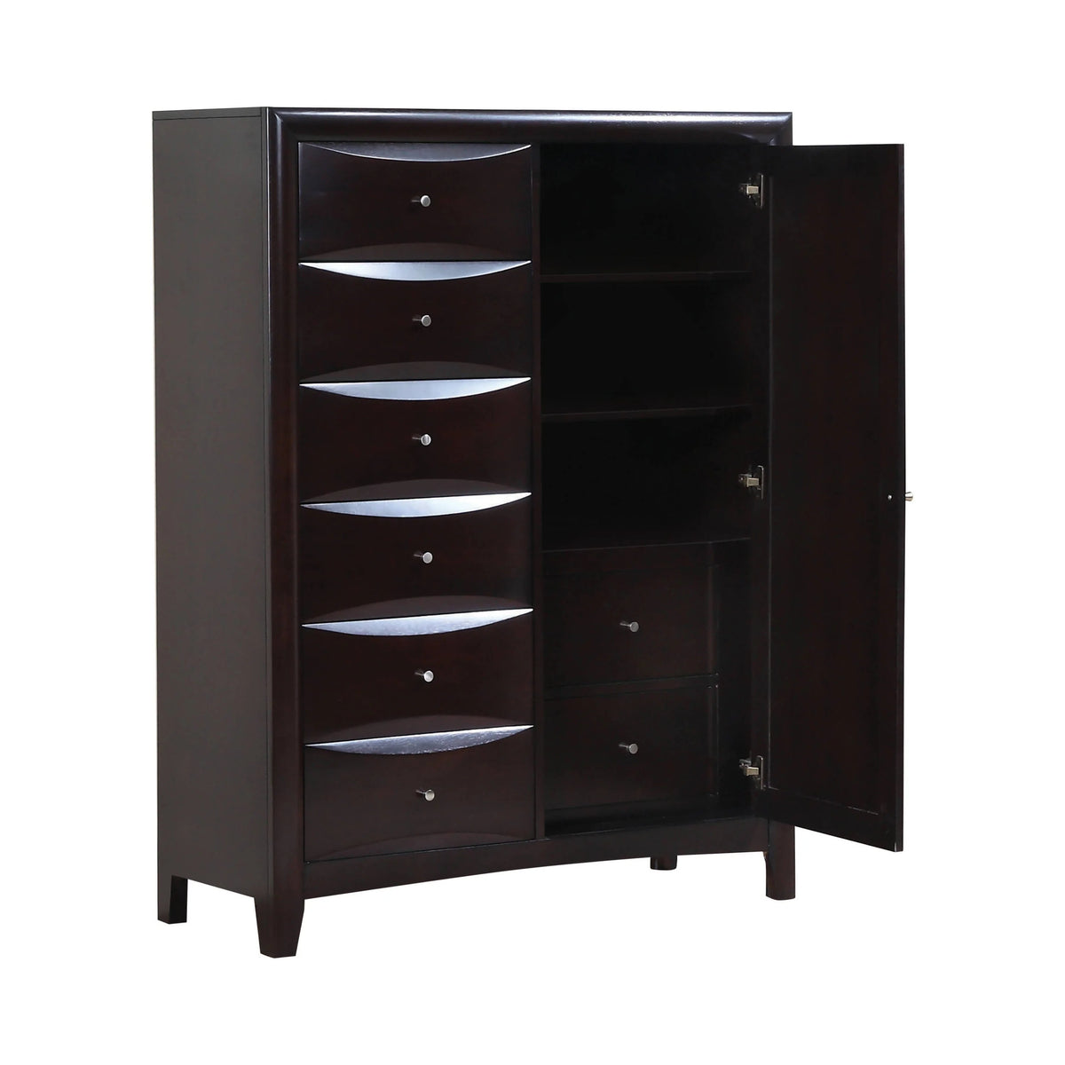 Phoenix 6-Drawer Man’s Chest Deep Cappuccino - 200420 Pie's Variety Store