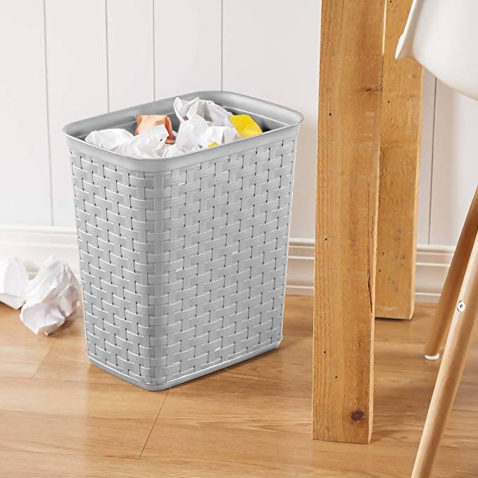 Sterilite 3.4 Gallon/13 Liter Weave Wastebasket