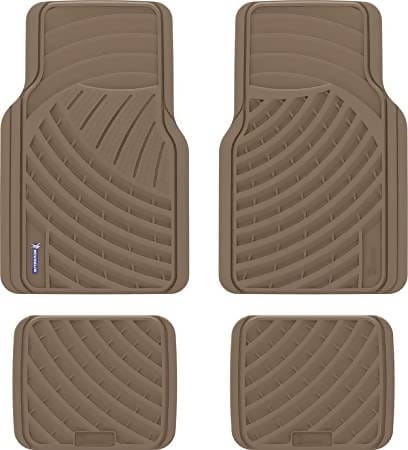 Michelin Rubber Floor Mats 4 pcs All weather rubber mat set