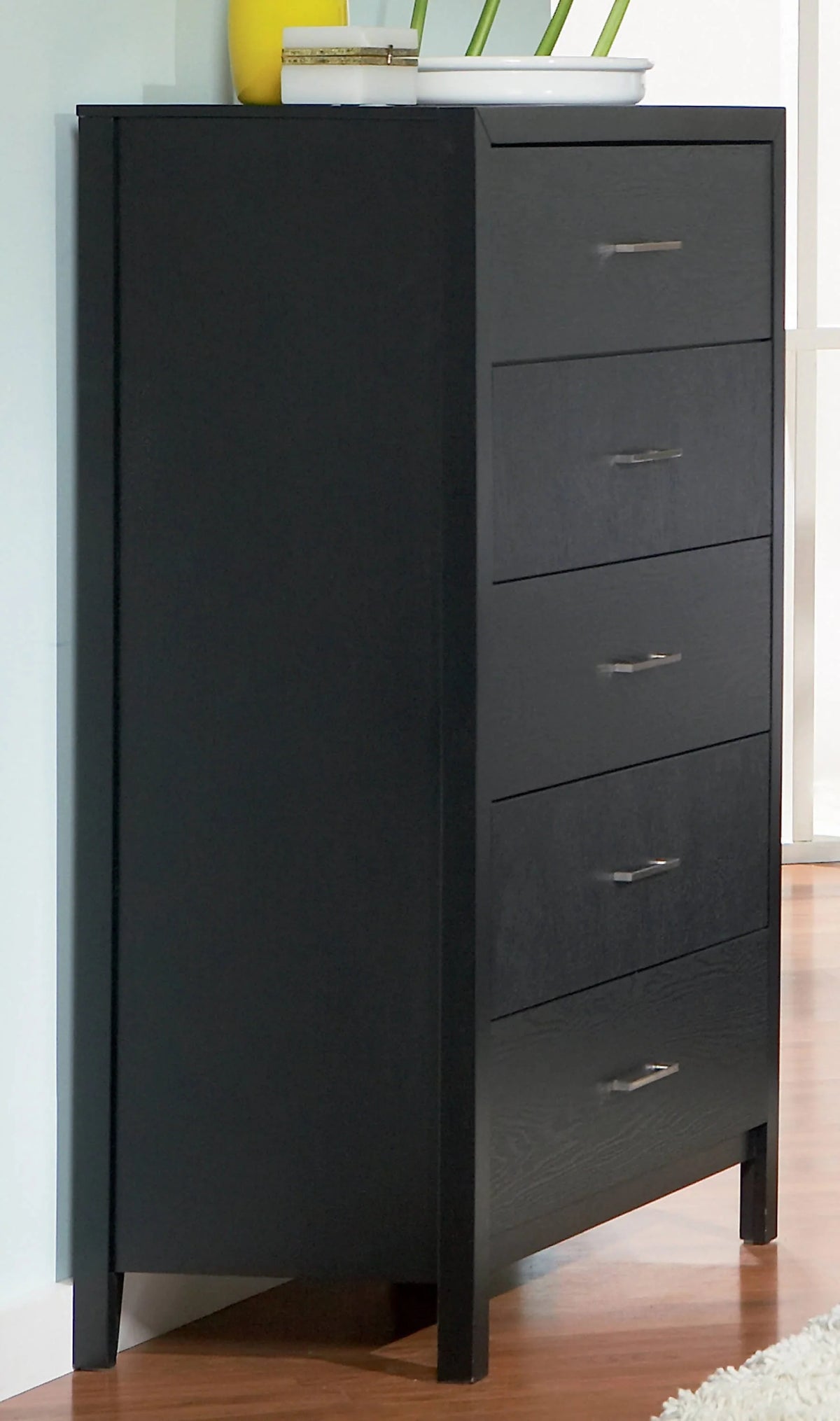Grove 5-Drawer Chest Black - 201655 Pie's Variety Store