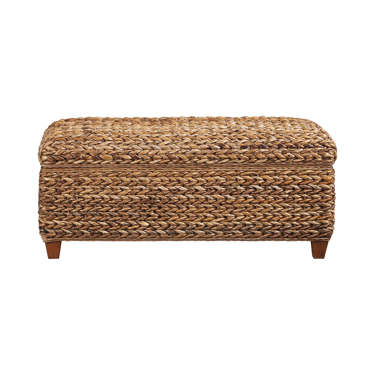 Laughton Hand-Woven Storage Trunk Amber - 500215 A-Z Store Nadia