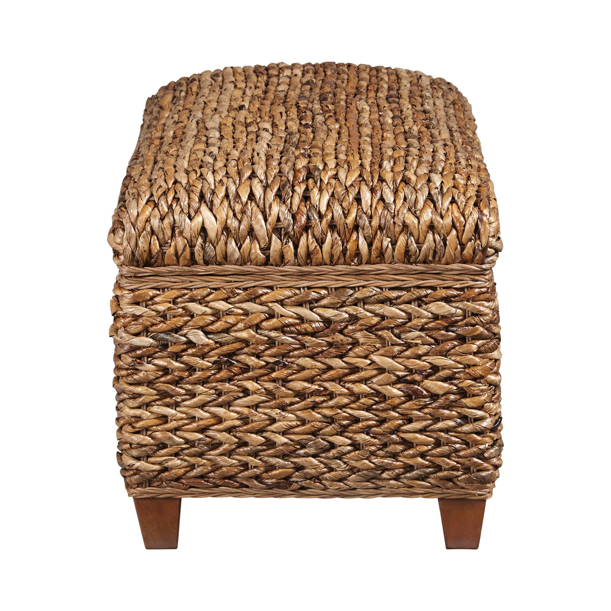 Laughton Hand-Woven Storage Trunk Amber - 500215 A-Z Store Nadia