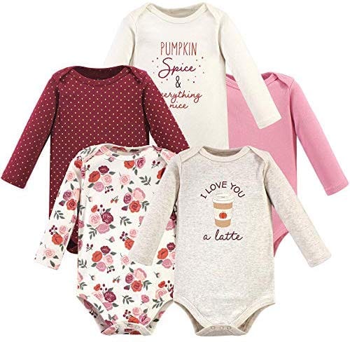 Girl Baby Bear Long-Sleeve 5-Pack