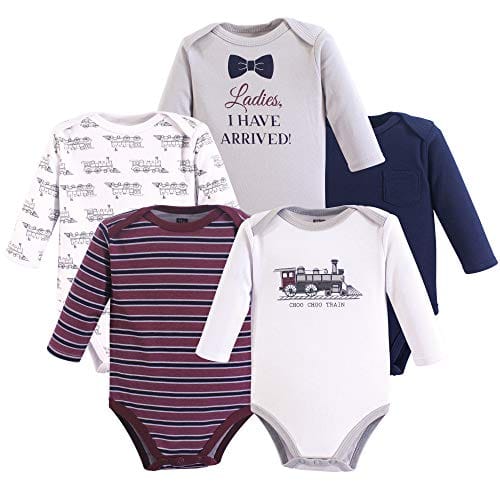 Girl Baby Bear Long-Sleeve 5-Pack