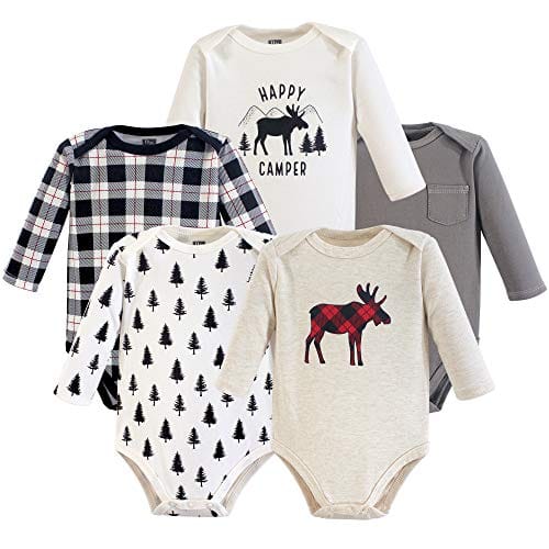 Girl Baby Bear Long-Sleeve 5-Pack
