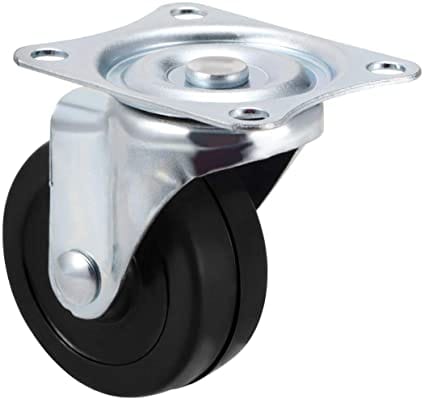 Toolcraft Mobile Plate Rubber Swivel Caster Ideally for for mechanic's creeper