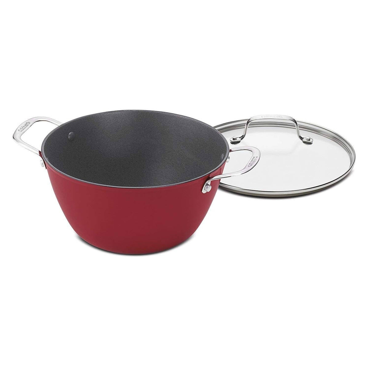 Cuisinart CastLite 5.25-Quart Non-Stick Cast Iron Dutch Oven with Cover (Red) - CU-CIL4525-26R Elegant AccScents