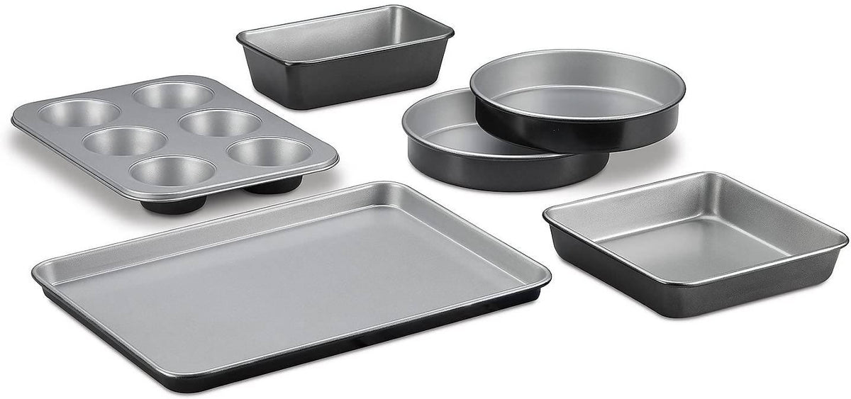Cuisinart 6 Piece Classic Bakeware Set - CU-AMB-6 (Silver) Elegant AccScents