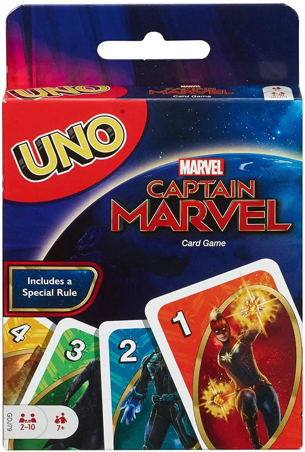 UNO Captain Marvel - GDJ79 Pie's Variety Store
