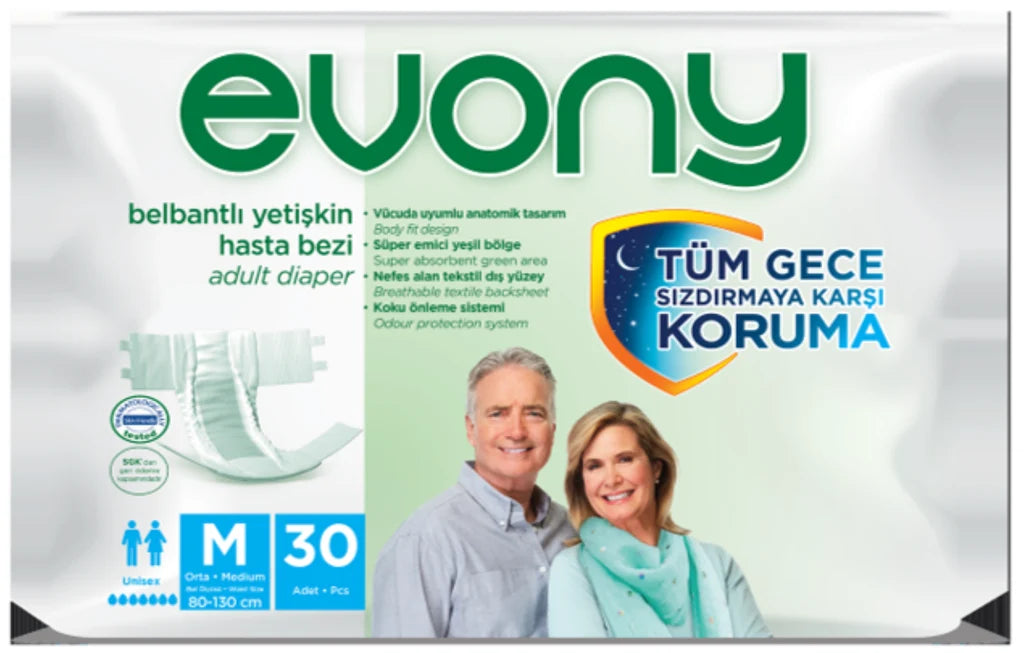Evony Adult Diaper Medium 30 Units- 347078 ebuystt