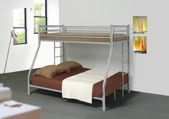 Hayward Twin Over Full Bunk Bed Silver - 460062 A-Z Store Nadia