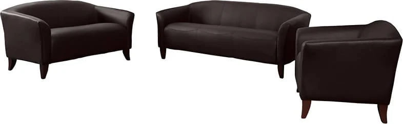 HERCULES Imperial Series Reception Set in Brown LeatherSoft - 111-SET-BN-GG Pie's Variety Store