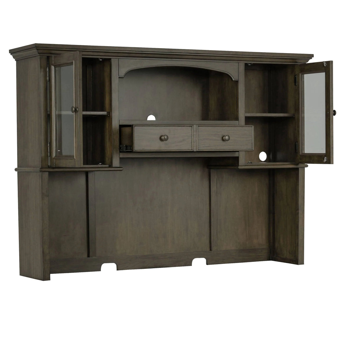 Hartshill Credenza With Hutch Burnished Oak - 881283 Pie's Variety Store