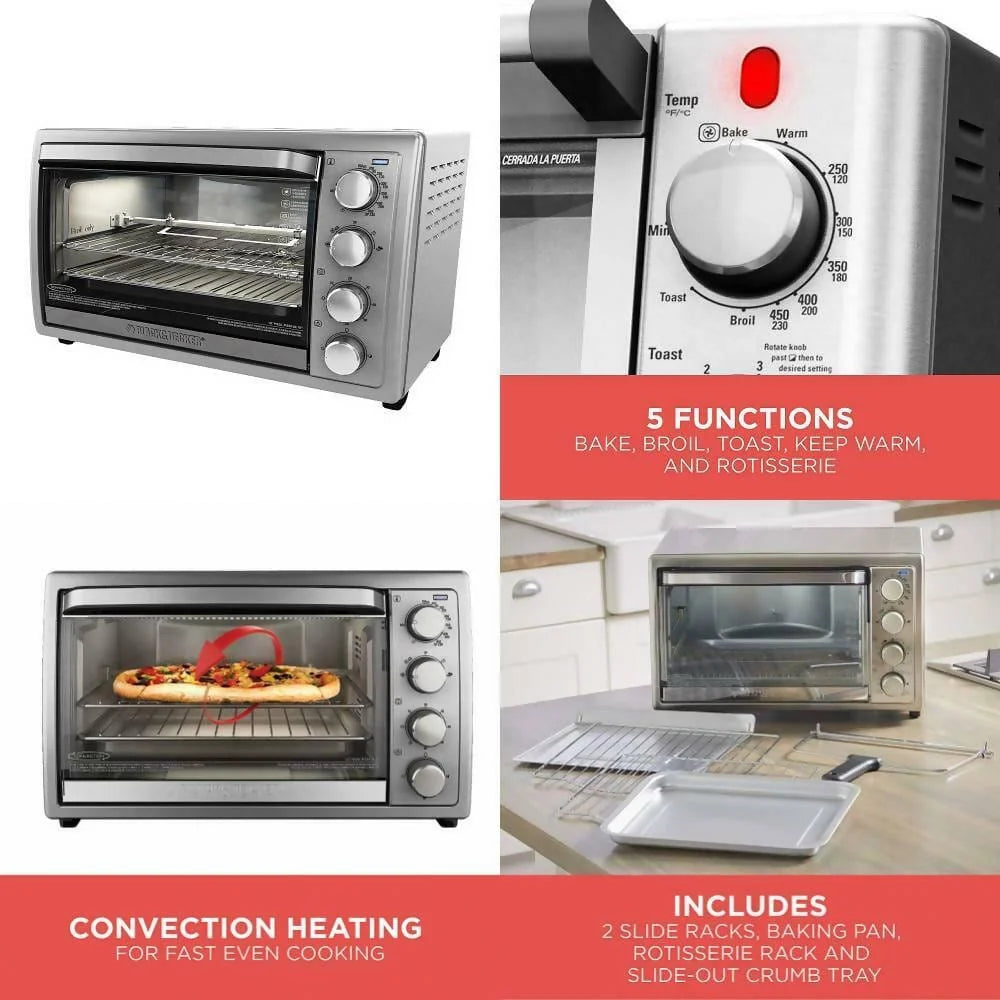 Black and Decker Rotisserie Toaster Oven - TO4314 Pie's Variety Store