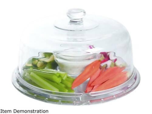 Gibson Home Multi - functional Cake Plate w/ Dome - 08508115444 Pie's Variety Store
