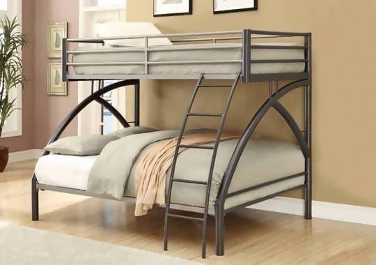 Stephan Twin Over Full Bunk Bed Gunmetal - 460079 A-Z Store Nadia