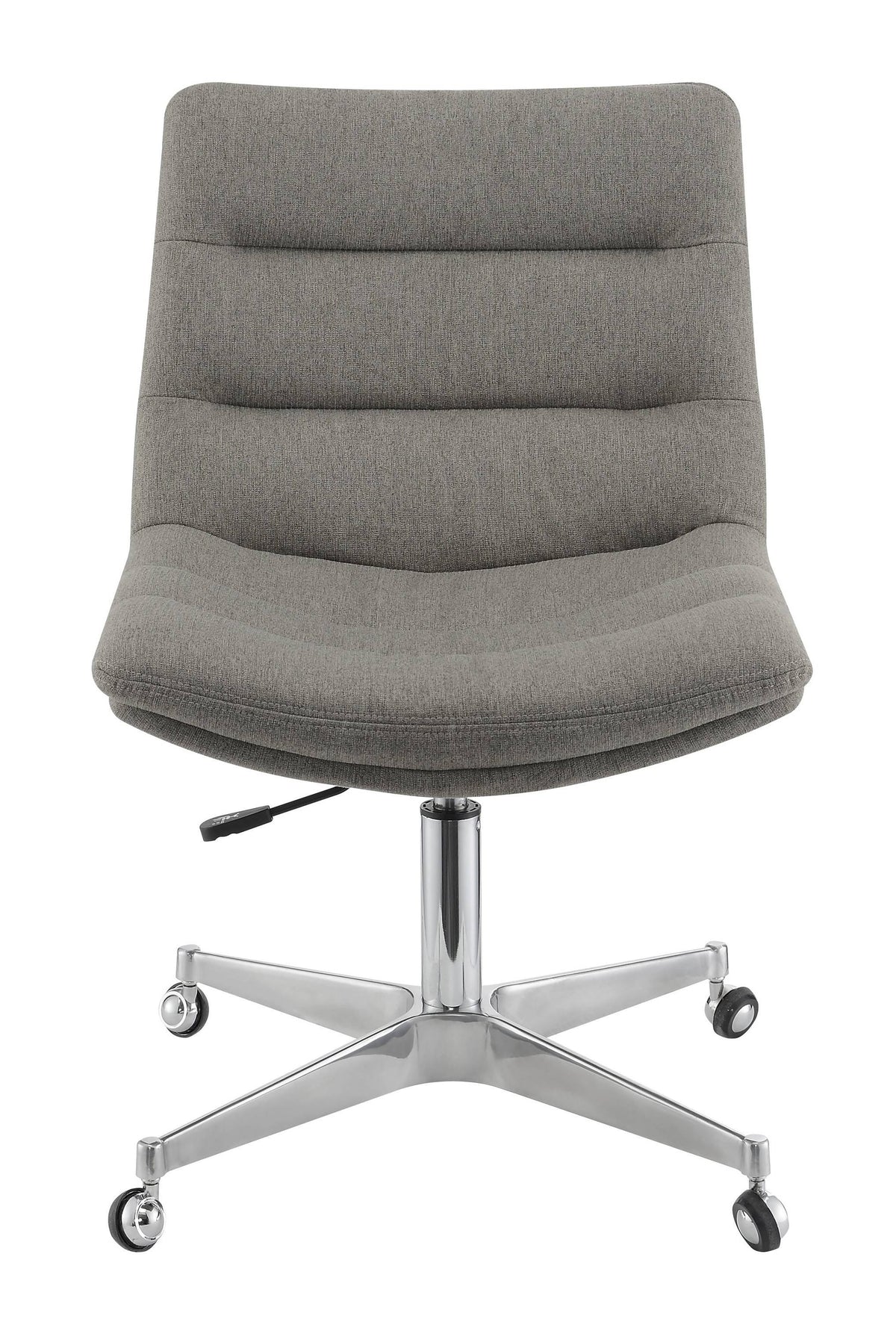 Tufted Cushion Office Chair Grey The adjustable base allows you to easily place it into the perfect position for productivity.- 880073 Pie's Variety Store