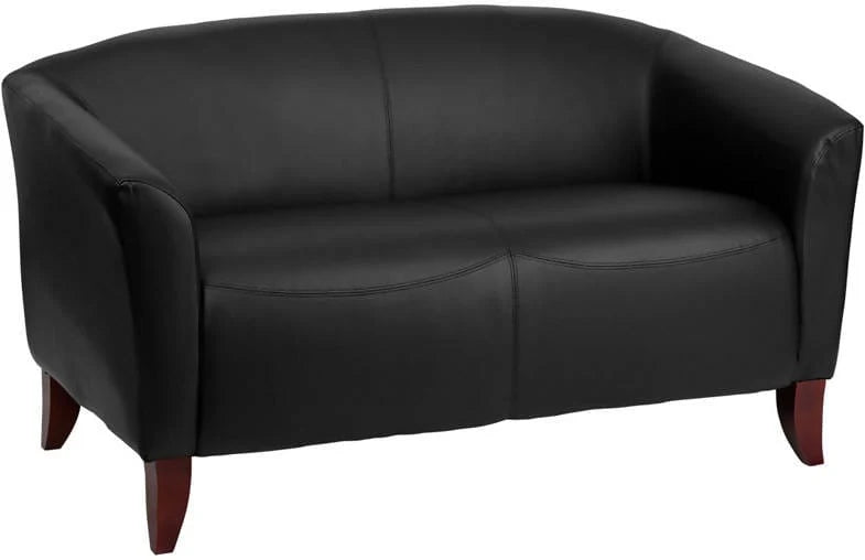 HERCULES Imperial Series Black LeatherSoft Loveseat - 111-2-BK-GG Pie's Variety Store