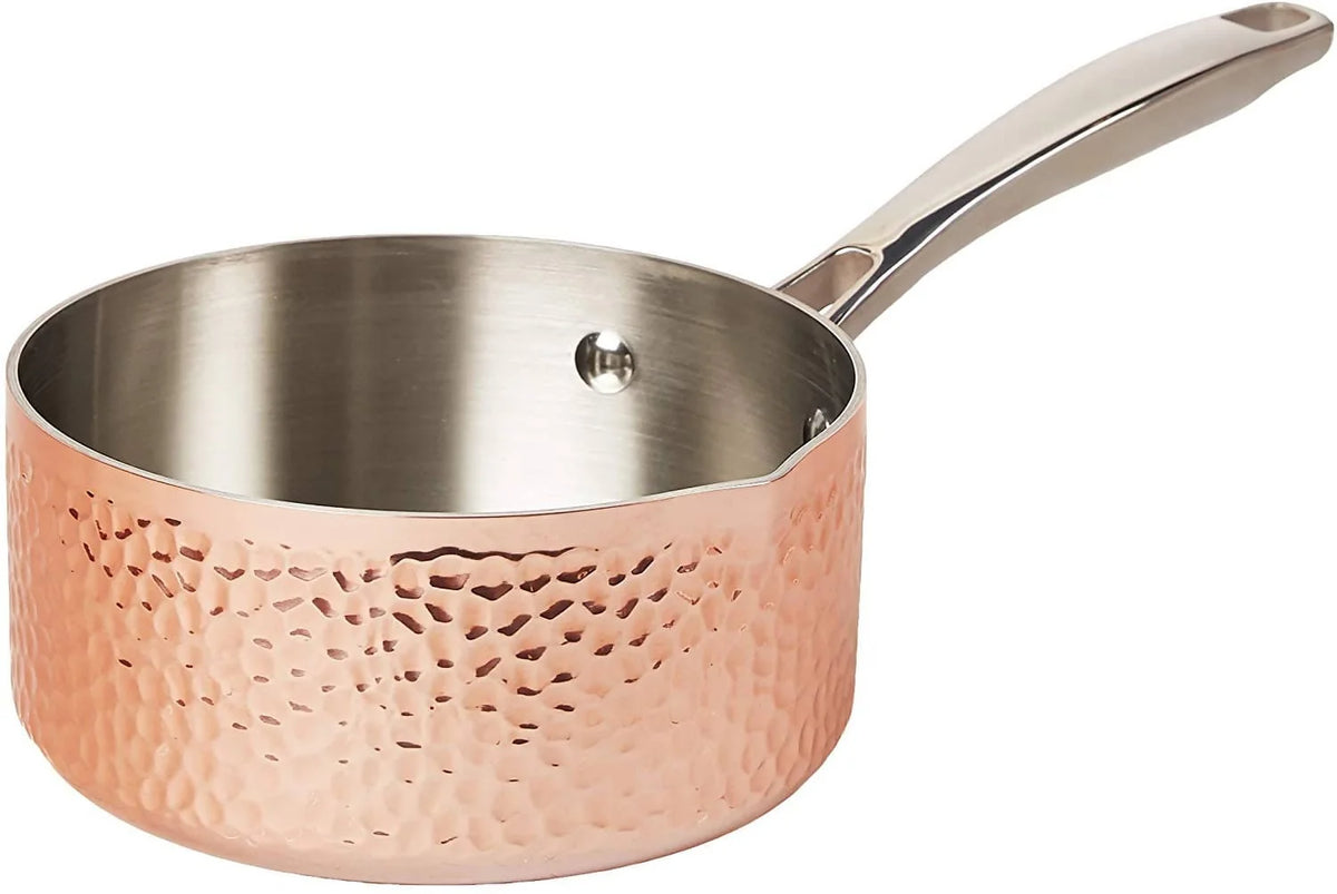 Cuisinart Hammered Collection Copper Tri-Ply Stainless 9 Piece Cookware Set - CU-HCTP-9 Elegant AccScents