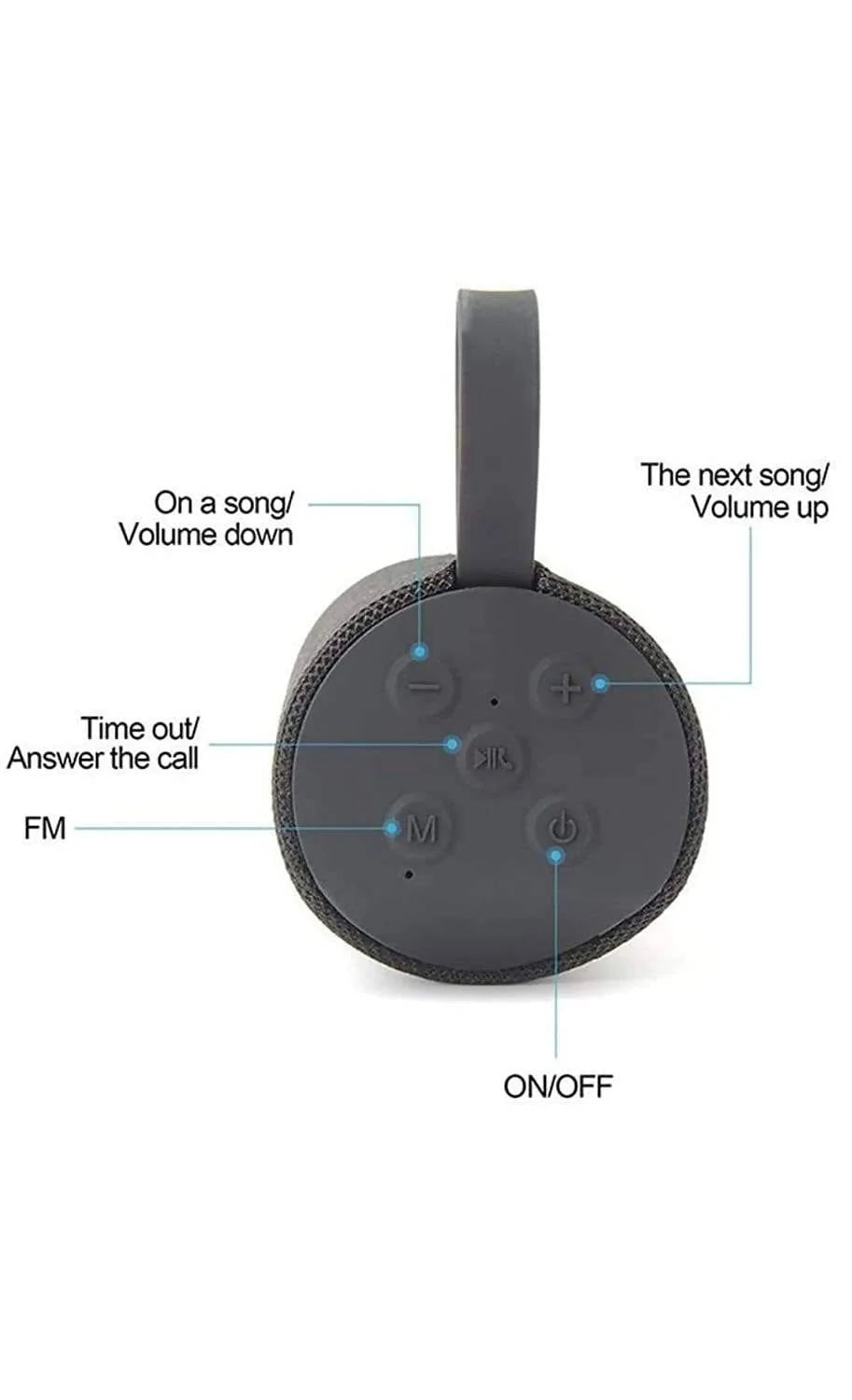 TG 113 Bluetooth Speaker Portable Wireless Speaker Super Bass Splash Proof Wireless Bluetooth Speaker - TG113 Pie's Variety Store