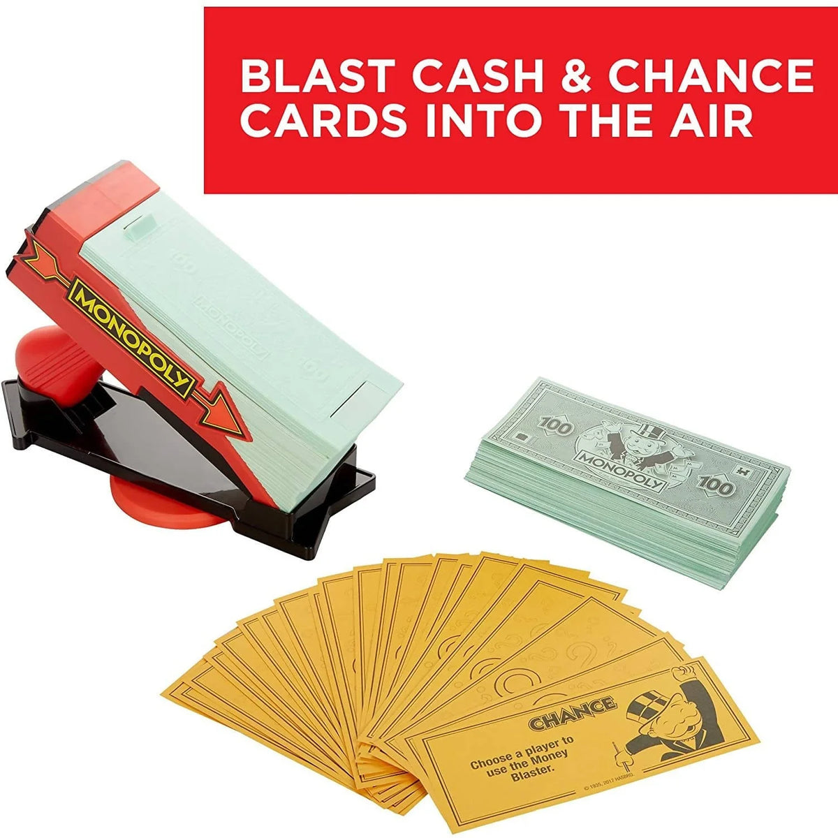 Monopoly Cash Grab Board Game Ideal for Family's night games- E3037 Pie's Variety Store