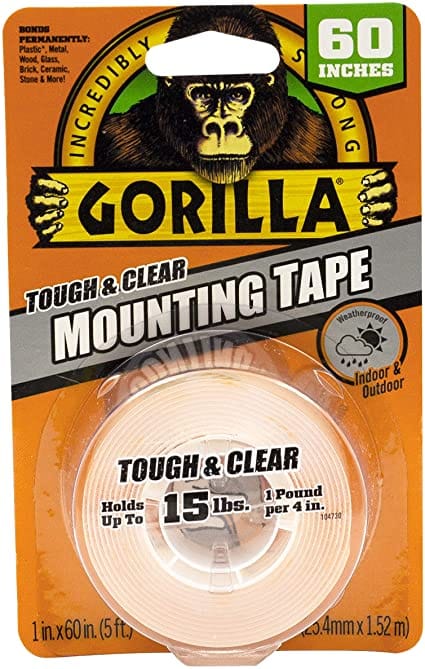 Gorilla Tough & Clear Double Sided Mounting Tape