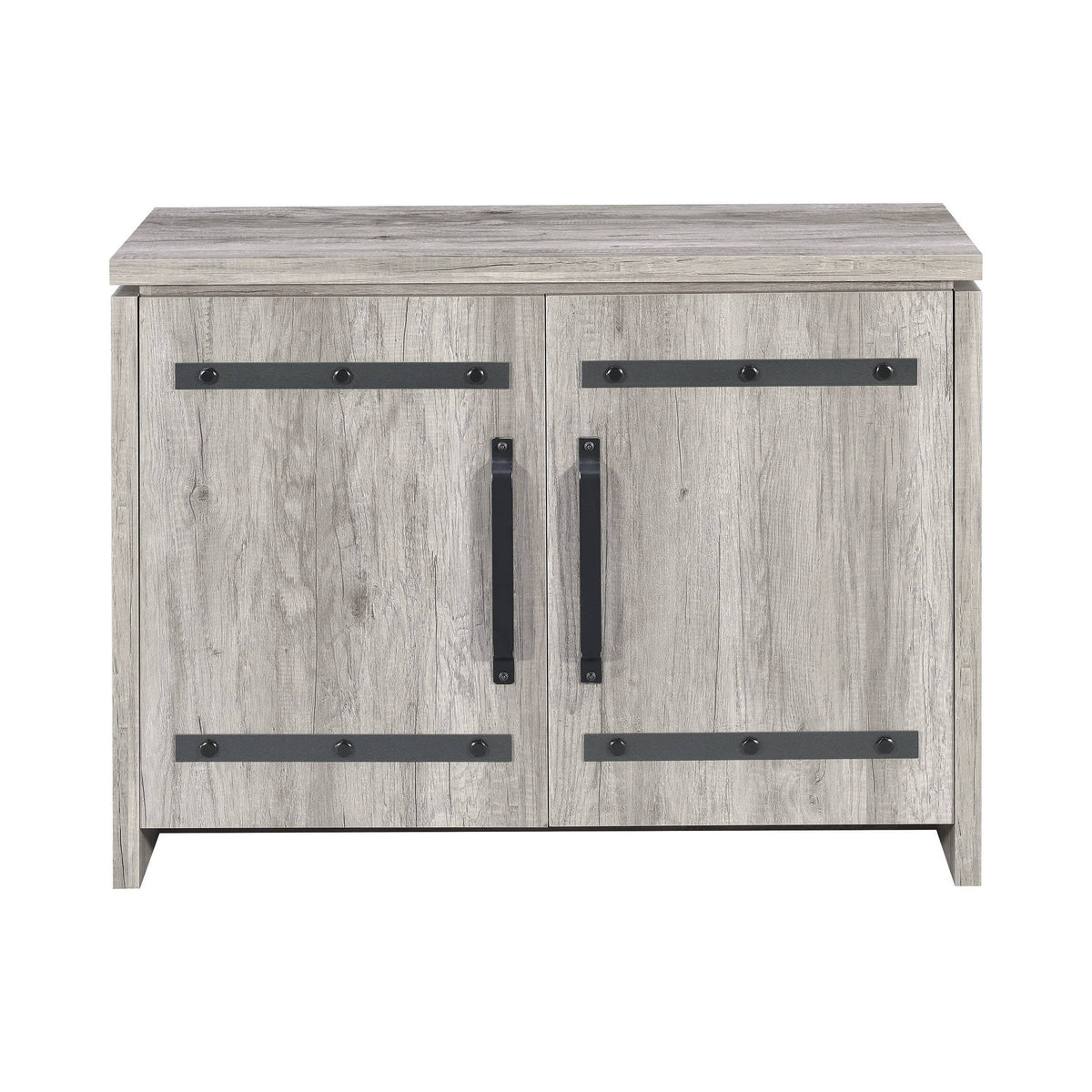 2-Door Accent Cabinet Grey Driftwood - 950785 Pie's Variety Store