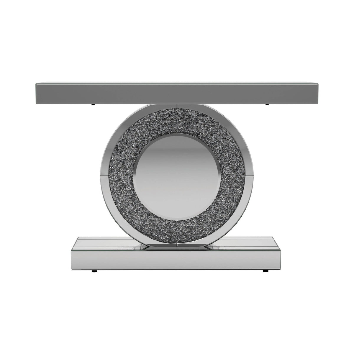 Rectangular Console Table Silver - 951745 Pie's Variety Store
