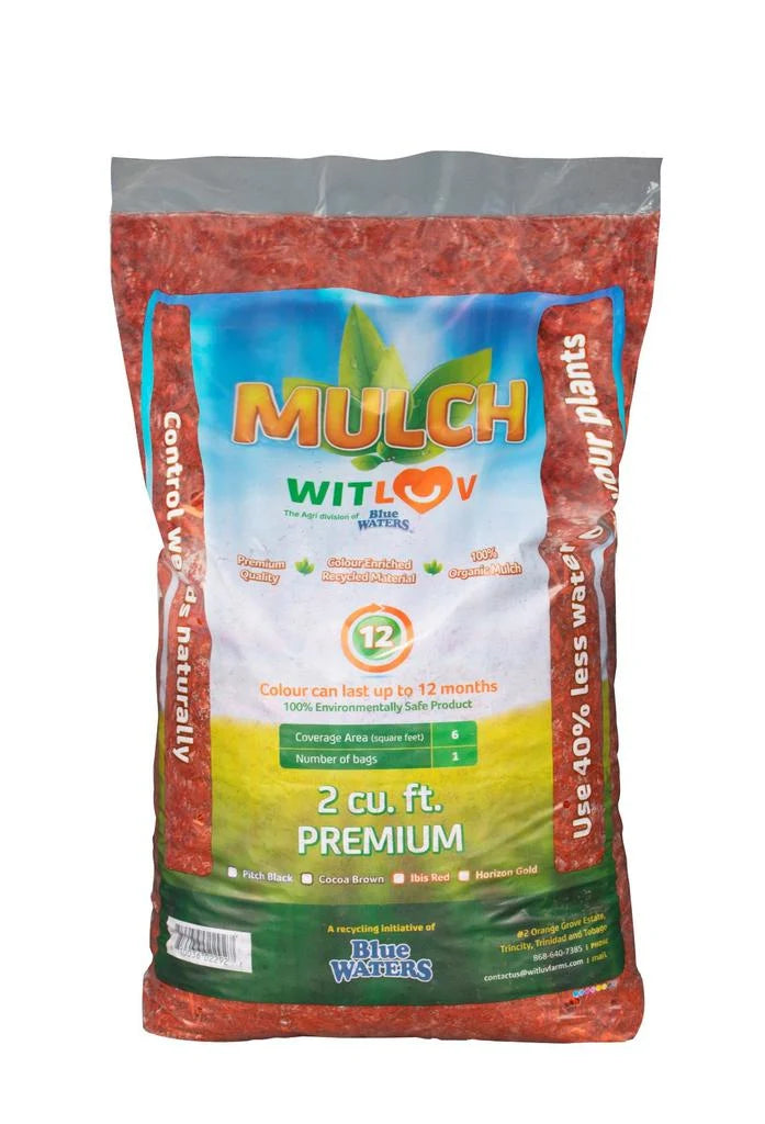 WitLuv 2cu ft (2³) Decorative Mulch - While mulching may seem like a basic part of gardening