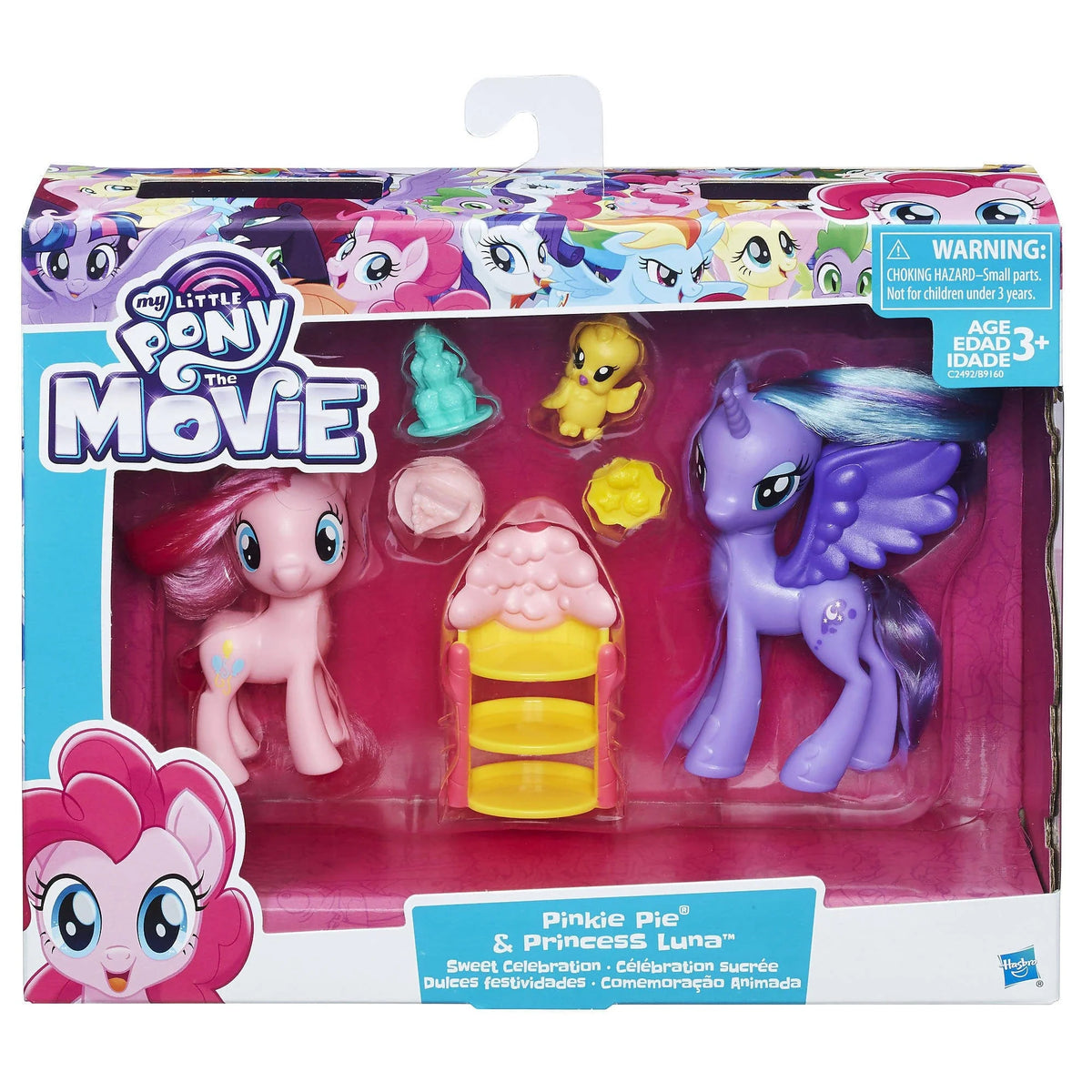 My Little Pony The Movie Princess Luna and Pinkie Pie Sweet Celebration Set - PN00009429 Pie's Variety Store